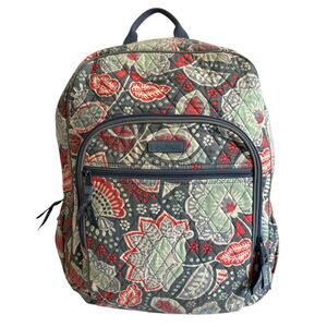 Vera Bradley Nomadic Floral Essential Backpack Large Book Bag Significant Wear